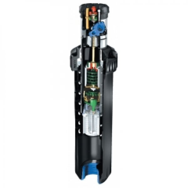Versenkregner 1" - Typenreihe FALCON® 8005: - Modell mit effektivem Voll- und Teilkreis, Düse 18 vorinstalliert